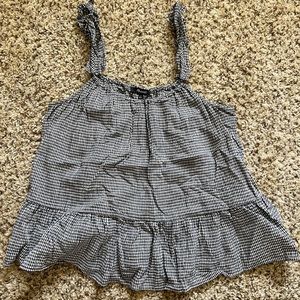 Women’s Madewell Black/White Tank Top Size 12